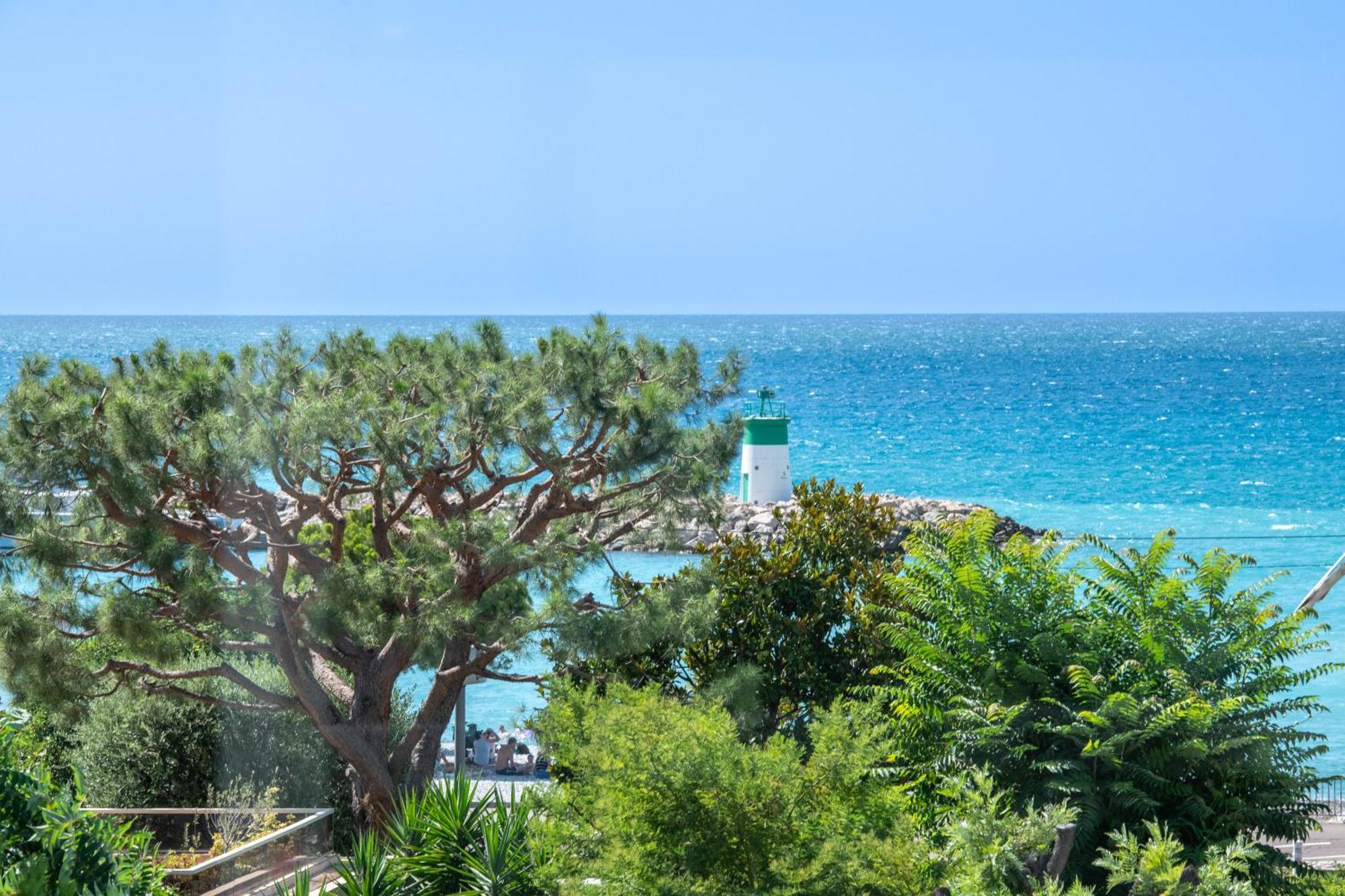 Residence Mediterranee - Beachfront - Sun And Seaview - Pool - Private Parking Cagnes-sur-Mer Dış mekan fotoğraf